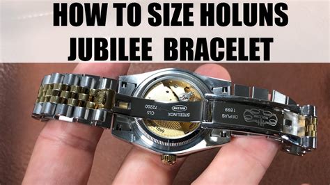 how to resize a rolex jubilee bracelet